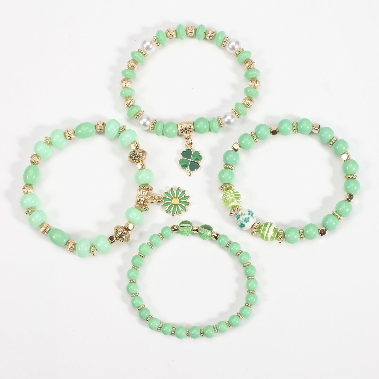 Beaded Soft Pottery Charm Bracelet - 808Lush