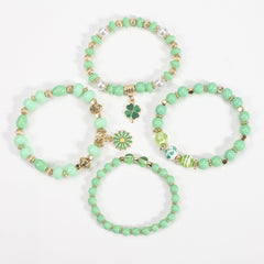 Beaded Soft Pottery Charm Bracelet - 808Lush