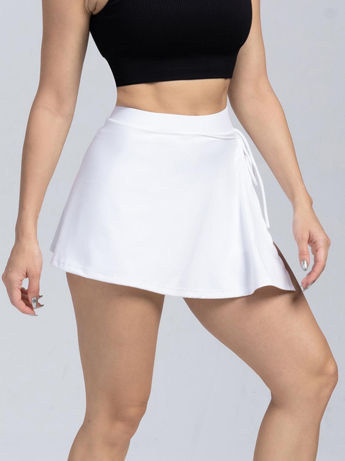 Tied High Waist Active Shorts - 808Lush