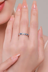 925 Sterling Silver Heart Shape Zircon Ring - 808Lush