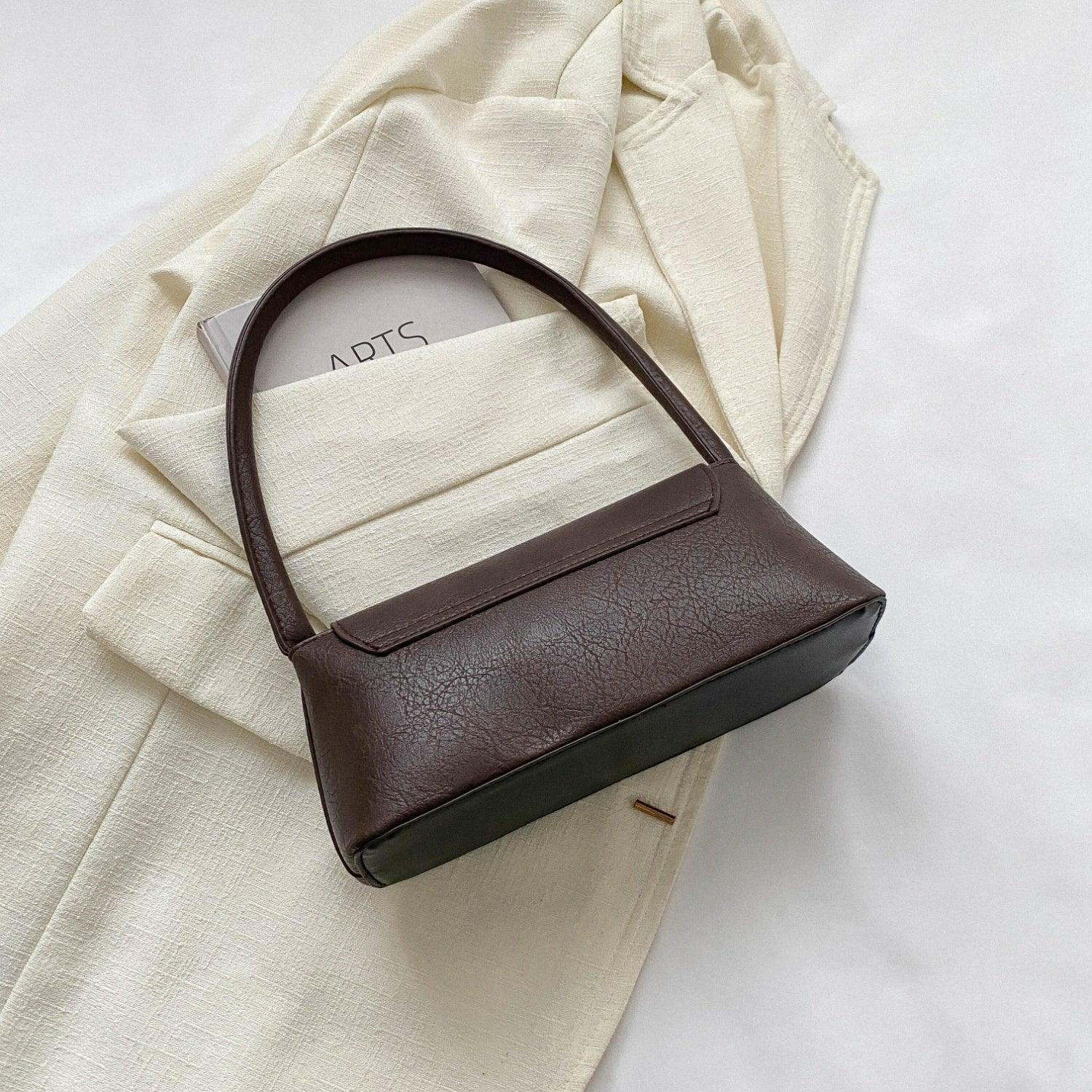 PU Leather Shoulder Bag - 808Lush