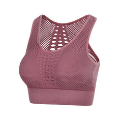 Back Seamless Shockproof Yoga Sports Bra