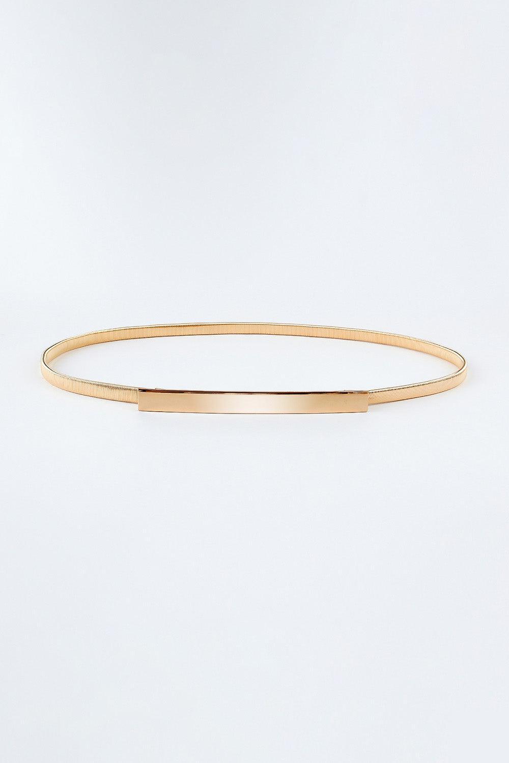 Elastic Iron Skinny Belt - 808Lush