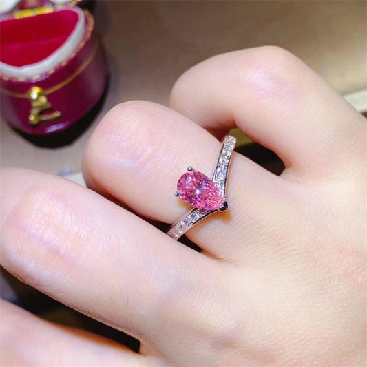 1 Carat Moissanite 925 Sterling Silver Ring - 808Lush