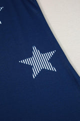Débardeur col rond drapeau américain