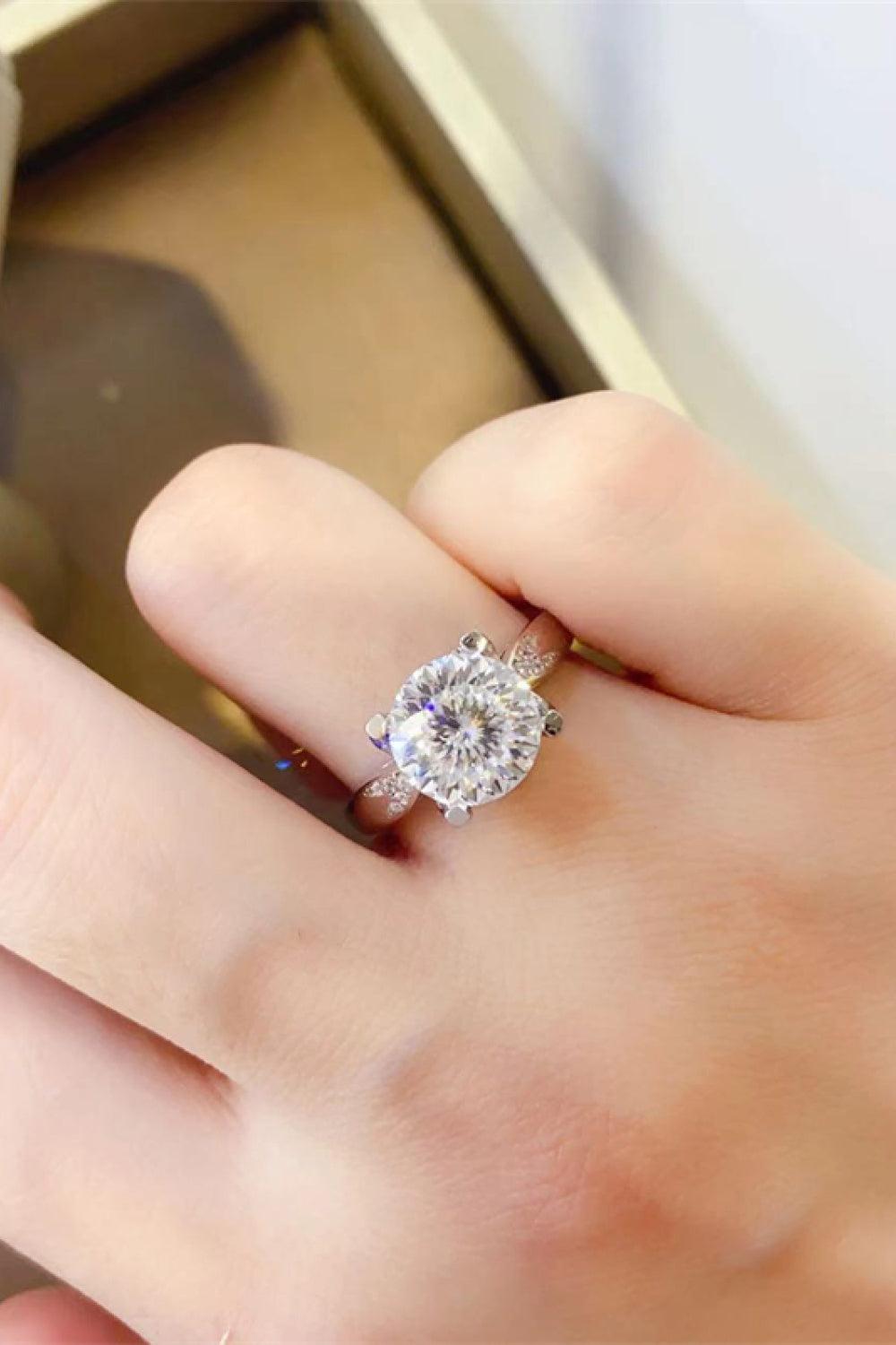 2 Carat Moissanite 925 Sterling Silver Ring - 808Lush