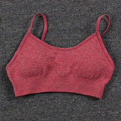 Seamless Thin Strap Sports Bra Yoga