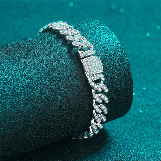 4.63 Carat Moissanite 925 Sterling Silver Bracelet - 808Lush