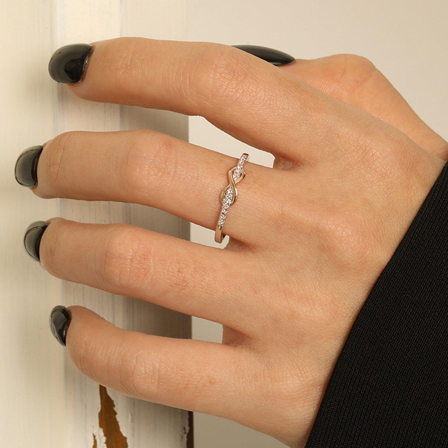 Zircon 925 Sterling Silver Ring - 808Lush