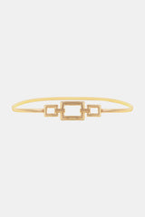 Square Shape Zinc Alloy Buckle Iron Belt - 808Lush