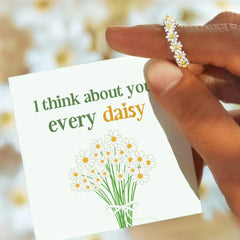 Flower Shape 925 Sterling Silver Ring - 808Lush