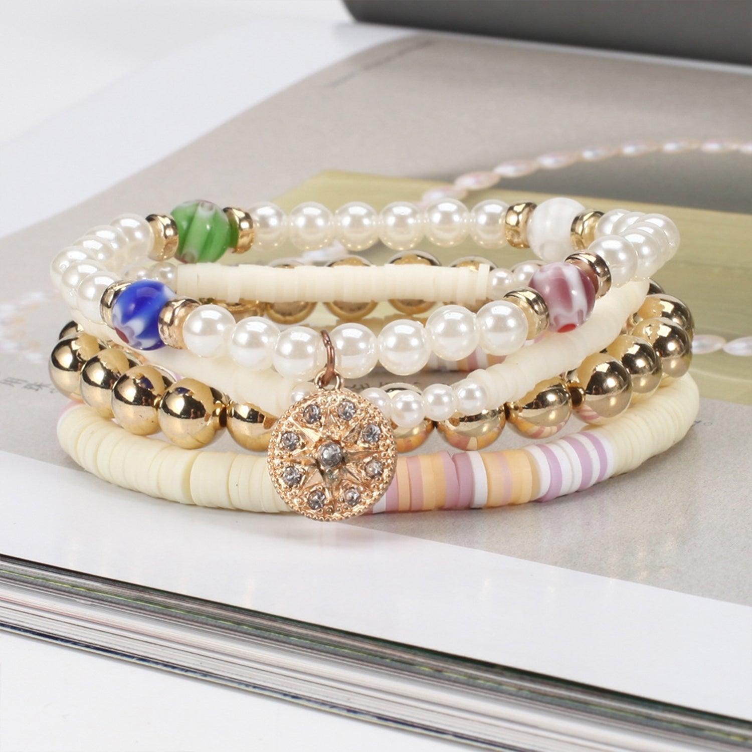 Soft Pottery Bead Bracelet - 808Lush