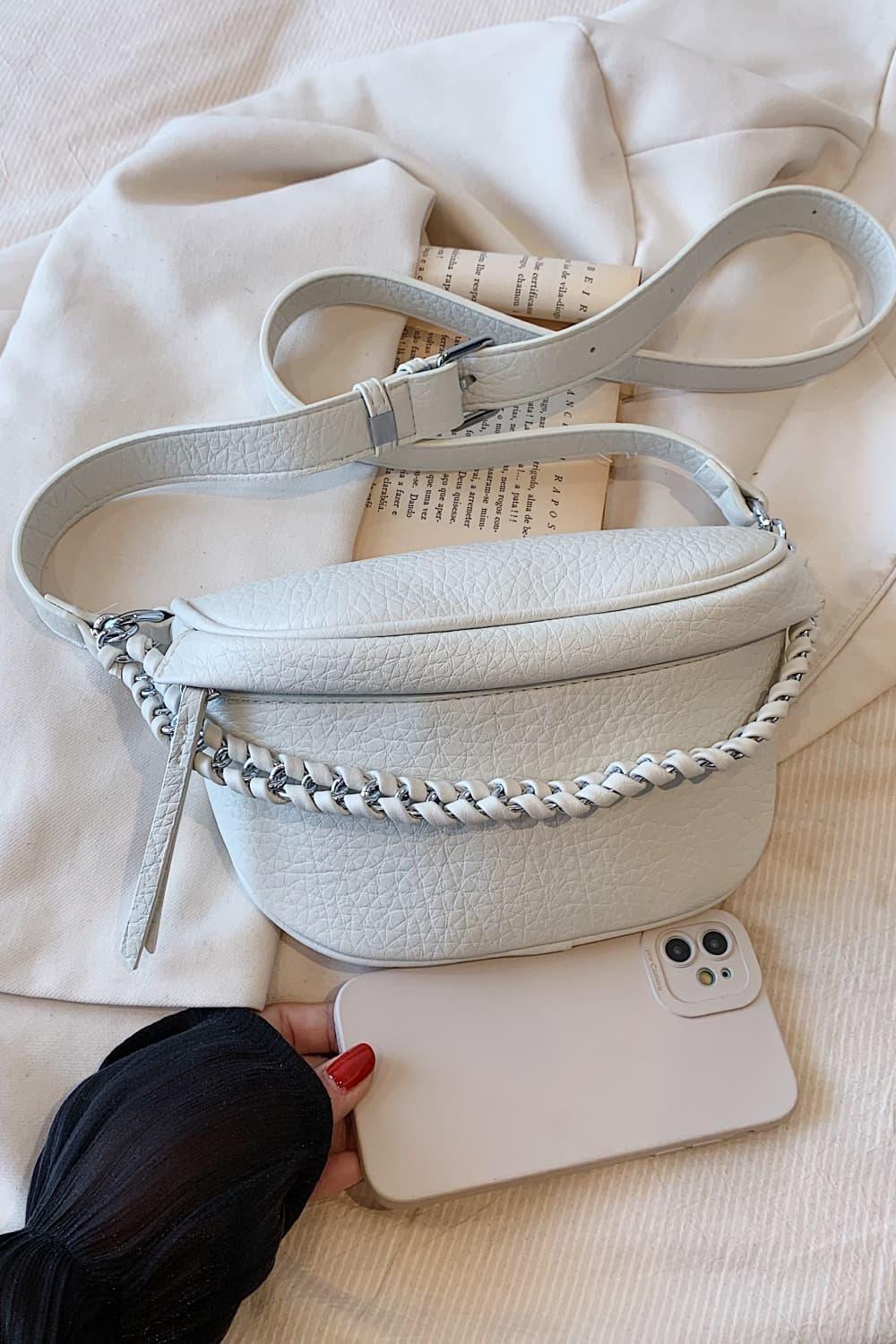 PU Leather Shoulder Bag - 808Lush