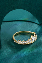 Crown Shape Moissanite Ring - 808Lush
