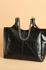 PU Leather Tote Bag - 808Lush