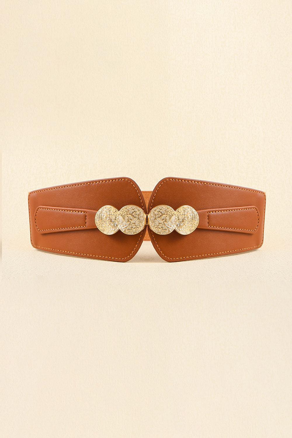 Alloy Buckle Elastic Belt - 808Lush