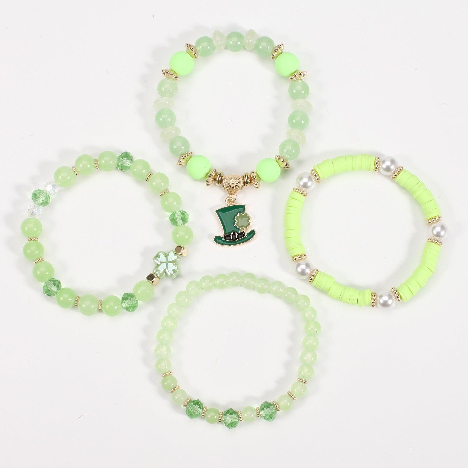 Beaded Soft Pottery Charm Bracelet - 808Lush