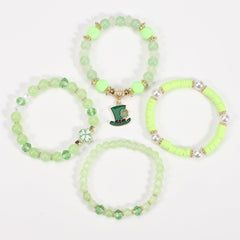 Beaded Soft Pottery Charm Bracelet - 808Lush