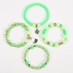 Beaded Soft Pottery Charm Bracelet - 808Lush