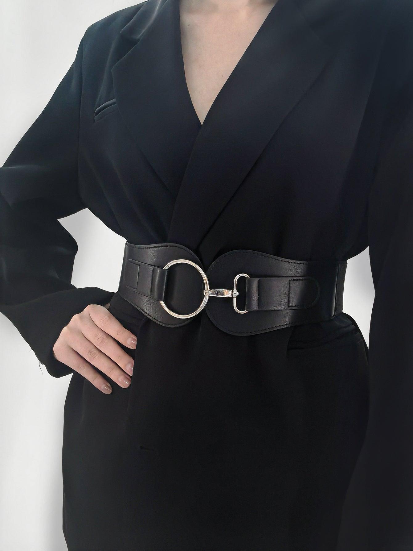 PU Elastic Wide Belt - 808Lush