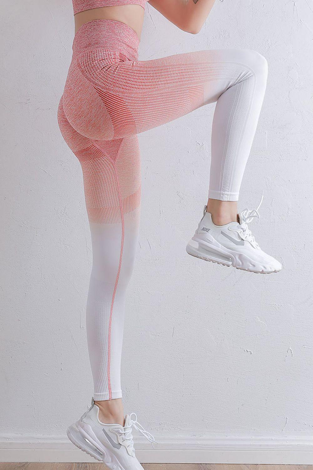 Gradient High Waist Sports Leggings - 808Lush