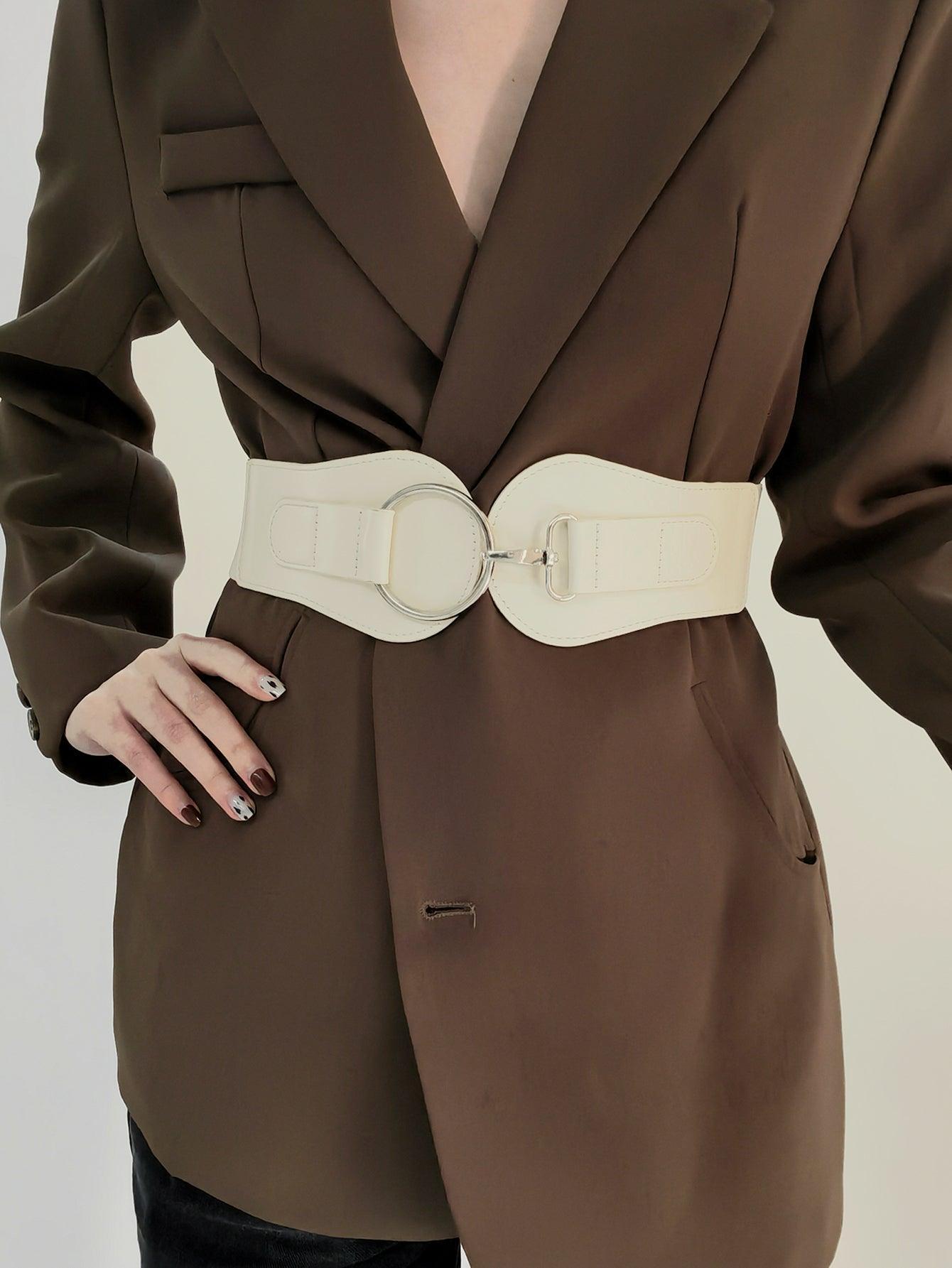 PU Elastic Wide Belt - 808Lush