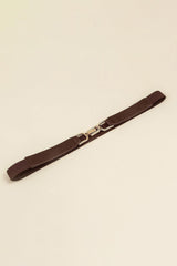 Alloy Buckle Elastic Belt - 808Lush