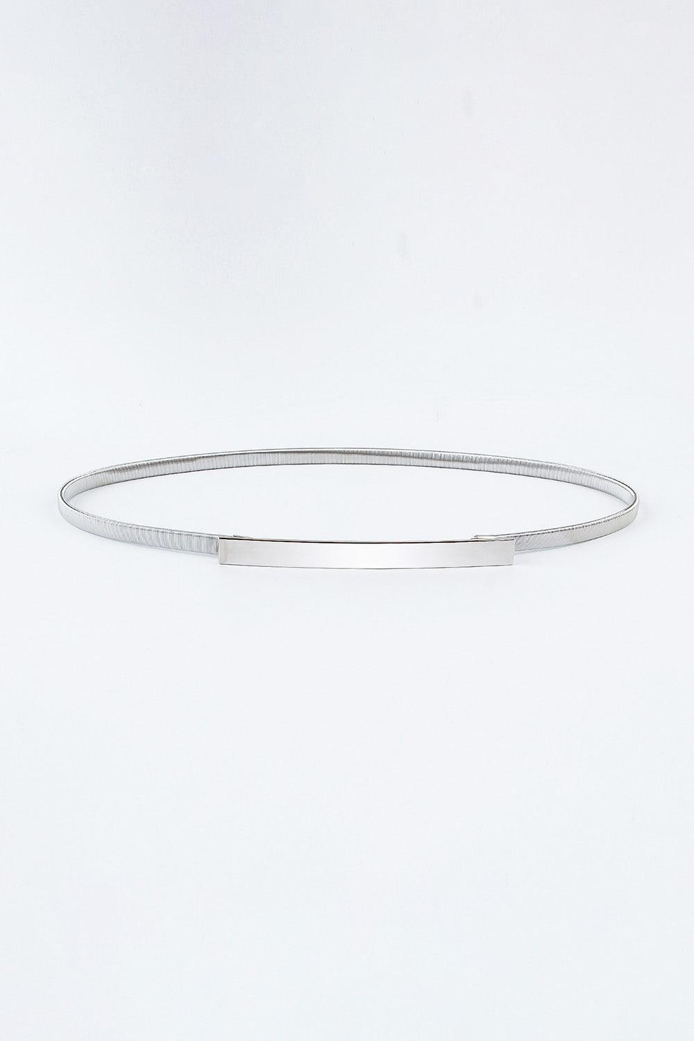 Elastic Iron Skinny Belt - 808Lush