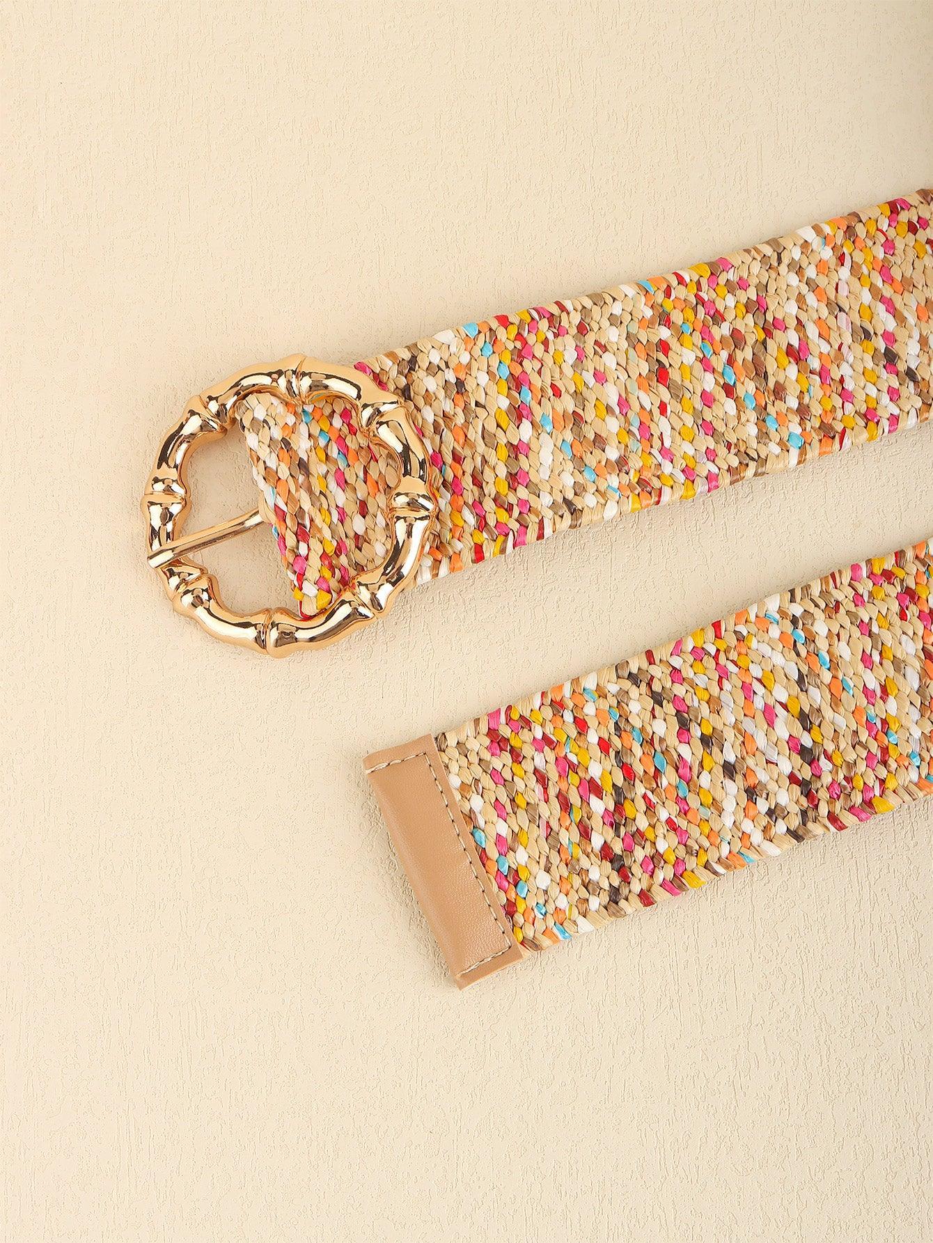 Multicolored Wide Belt - 808Lush