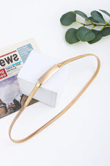 Elastic Iron Skinny Belt - 808Lush