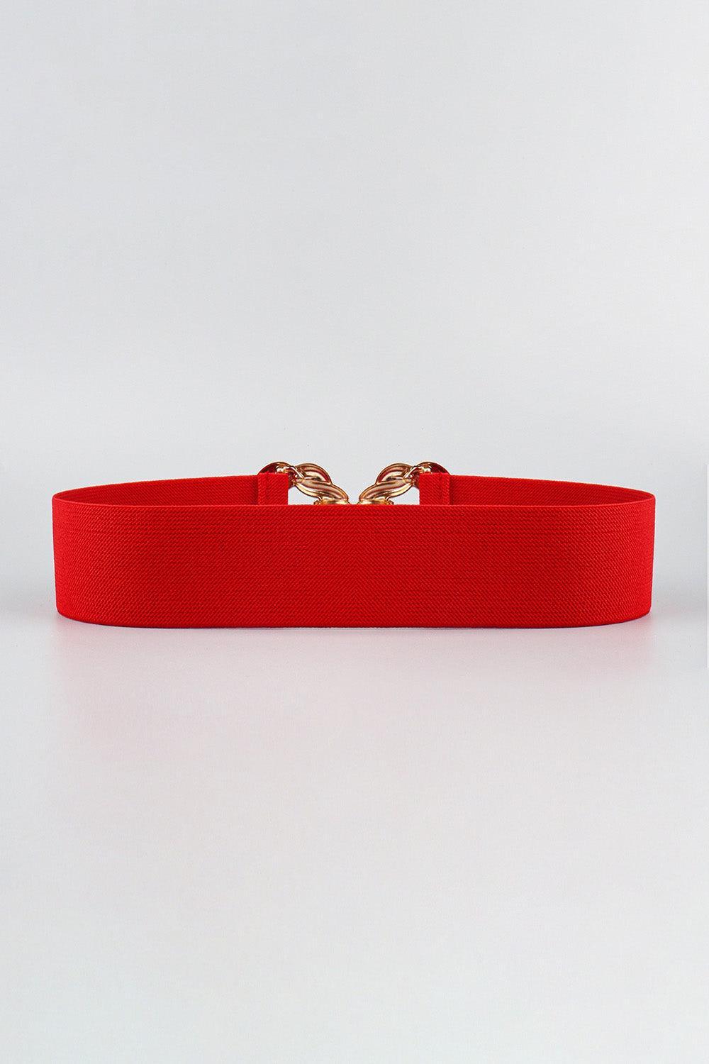 Zinc Alloy Buckle Elastic Belt - 808Lush