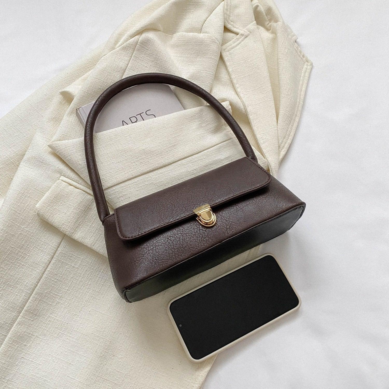 PU Leather Shoulder Bag - 808Lush