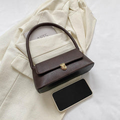 PU Leather Shoulder Bag - 808Lush