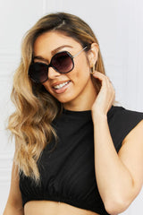 Metal-Plastic Hybrid Full Rim Sunglasses - 808Lush