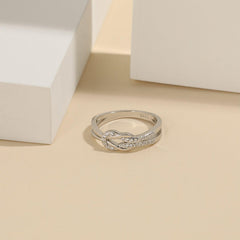 Zircon 925 Sterling Silver Ring - 808Lush