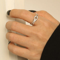 Zircon 925 Sterling Silver Ring - 808Lush