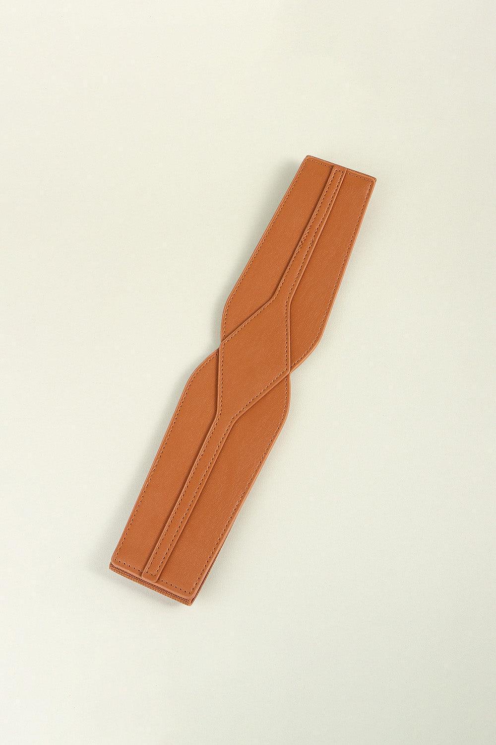 Elastic Wide PU Belt - 808Lush