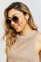 Metal-Plastic Hybrid Full Rim Sunglasses - 808Lush