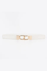 Geometric Double Buckle Elastic Belt - 808Lush