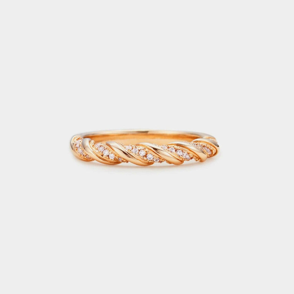 925 Sterling Silver Inlaid Zircon Ring - 808Lush