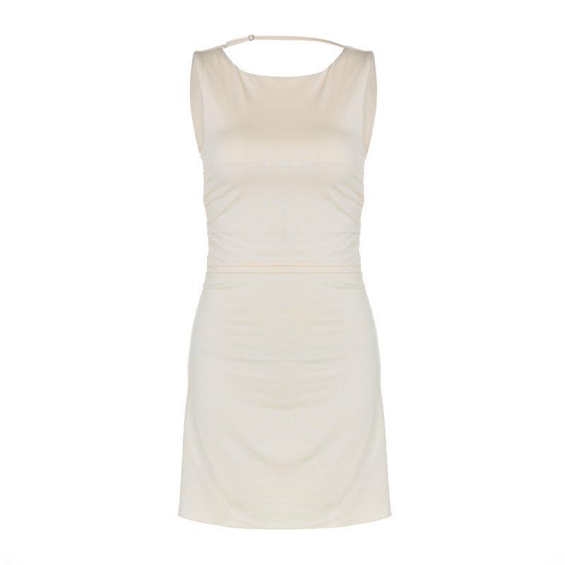 Sleeveless Sexy Backless Hip Bag Dress - 808Lush