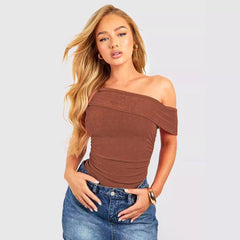 Women Sexy off Shoulder Bodysuit - 808Lush