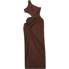 Sexy High Slit Elegant Slim Fit Maxi Dress