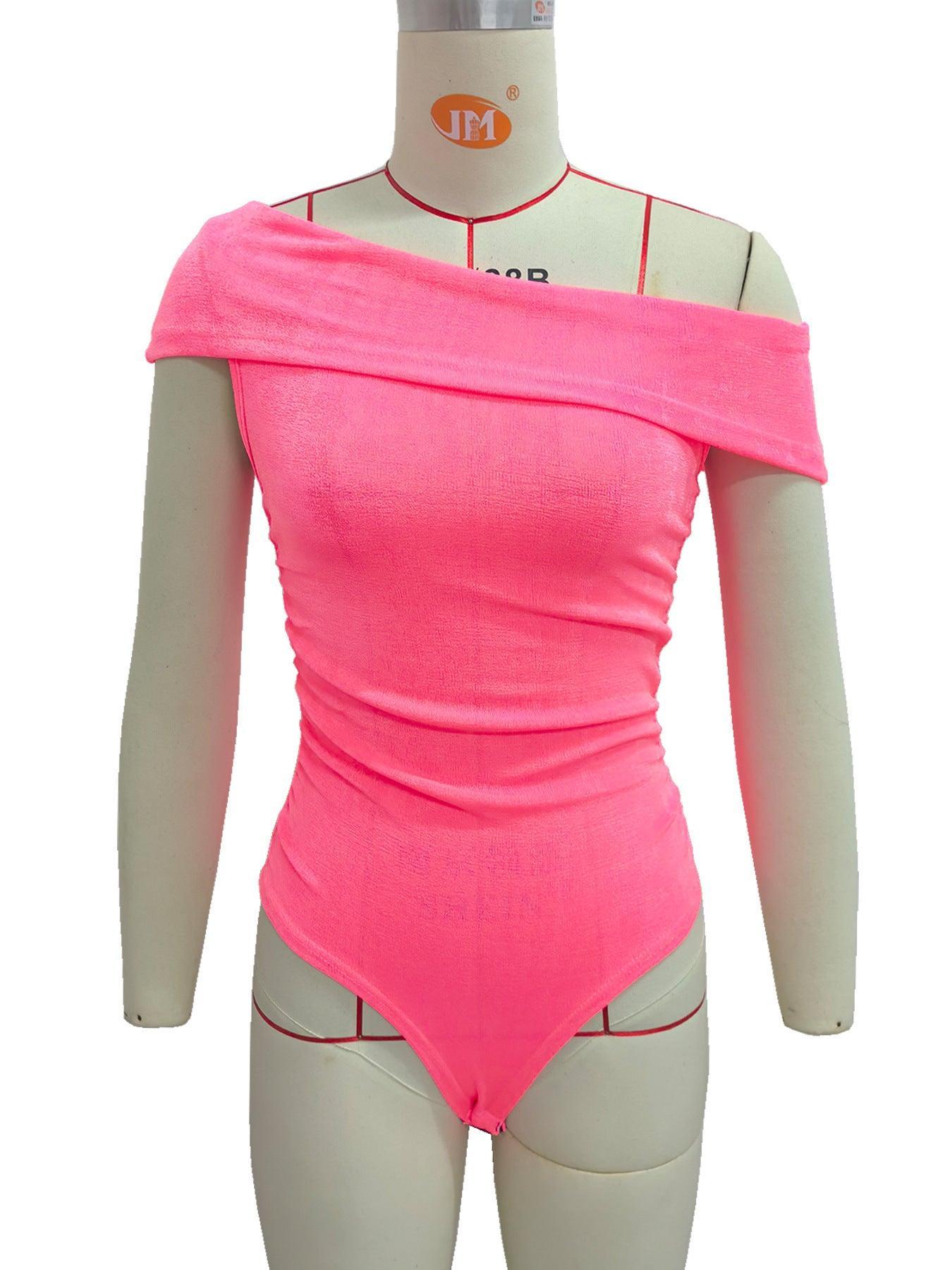 Women Sexy off Shoulder Bodysuit - 808Lush