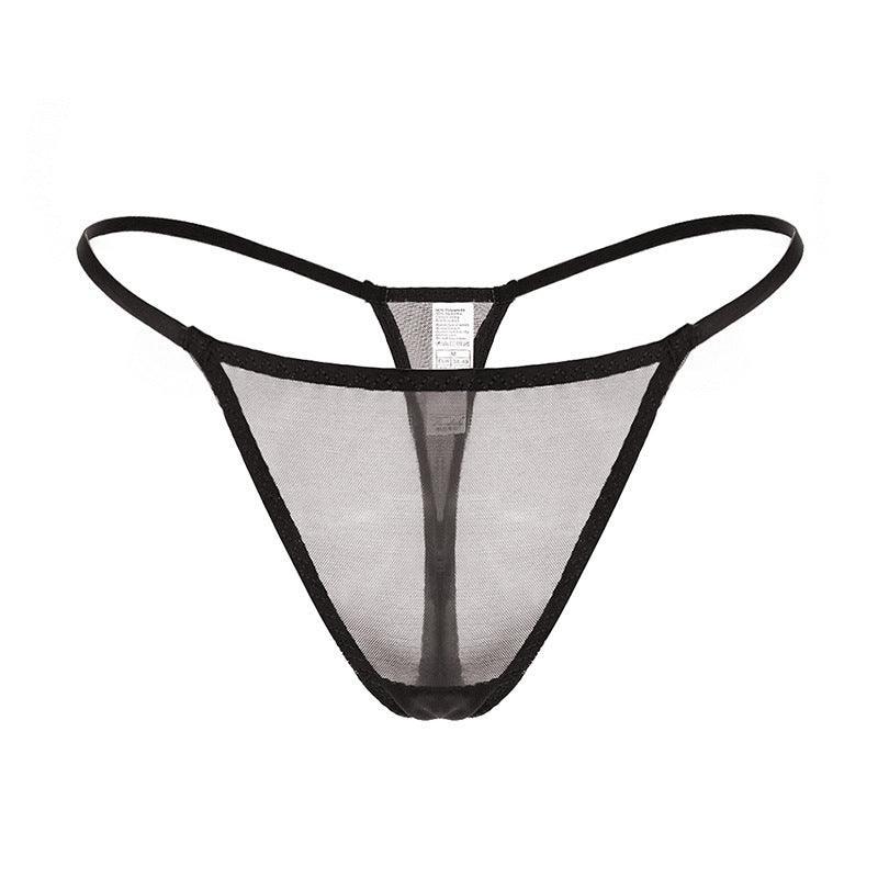 Sexy Mesh Sheer See Through T Shaped Panties - 808Lush