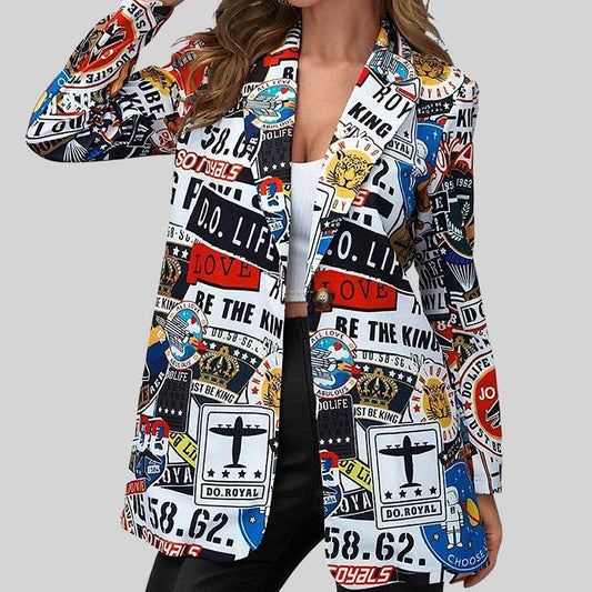 Women Casual Printed Small Blazer - 808Lush