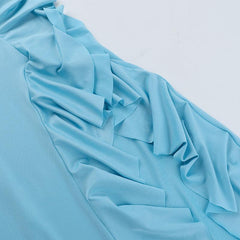 Summer Elegant Sexy V Neck Pleated Suspender Dress - 808Lush