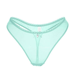 Silk Ultra Thin Panty Transparent Mesh T Back - 808Lush