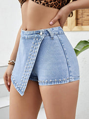 Comfortable Slim Denim Shorts - 808Lush