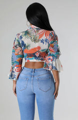 Printed Women Casual Blouse